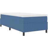 Postelja s podnožjem Modra 80x200 cm iz žametnega blaga, (22051998) | Shoptok.si