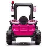 Traktor na akumulator s prikolico BLT-206 - roza | Shoptok.si