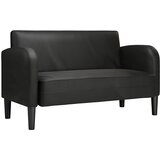 SOFA za dvije osobe crna 110 cm umjetna koža | shoptok.hr