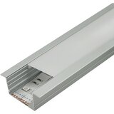 Mitea Lighting aluminijumski profil za led trake sivi ugradni set sa difuzorom 20x44x2000mm M3020-U Cene