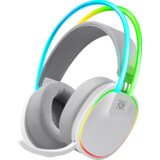 Defender Tsunami brezžični gaming headset 40h RGB, Bluetooth 5.3, 2.4 GHz, bel, Tri-mode 64695, (5000368238) Cene