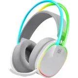Tsunami brezžični gaming headset 40h RGB, Bluetooth 5.3, 2.4 GHz, bel, Tri-mode 64695, (5000368238)