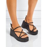 Resti Women's Wedge Sandals Skyline Straps | Shoptok.si