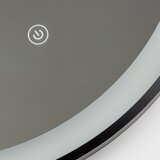  Brilagi-LED ogledalo za kupatilo CANZO LED/25W/230V 50x80 cm crno IP44 CRI 90 prigušiva + CCT | Eponuda.com