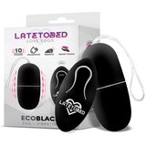 LATETOBED Ecoblack Vibrating Egg with Remote Control Black | shoptok.hr