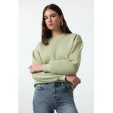 TRENDYOLMILLA ženski duks TWOAW24sw00101, Mint-Zelena u