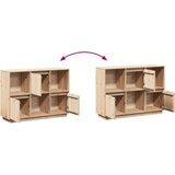 vidaXL Komoda 110,5 x 35 x 80 cm od masivne borovine | shoptok.hr