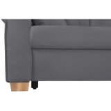 MID.YOU ZOFA S POSTELJNO FUNKCIJO, temno siva tekstil | Shoptok.si