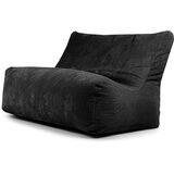 SLOWDOWN Črna vreča za sedenje iz rebrastega žameta Sofa Seat Lounge – | Shoptok.si