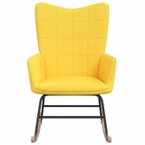 The Living Store Gugalni stol gorčično rumeno blago - Gugalni Stol, (21420636) | Shoptok.si
