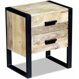  Bočni Stol sa 2 ladice Čvrsto Mango drvo 43x33x51 cm | Eponuda.com