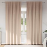  Zavjese za blackout s prstenovima 2 pcs Sivo-smeđa 245 x 140 cm | shoptok.hr