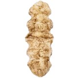 vidaXL Preproga iz ovčje kože 60x180 cm rjava mešana, (20787585) | Shoptok.si