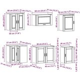  11-dijelni set kuhinjskih ormarića Porto konstruiranog drva | shoptok.hr