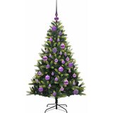  Umjetno rasklopivo božićno drvce 150 LED-a Zelena 120 cm | shoptok.hr
