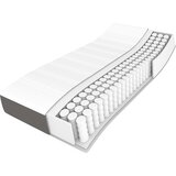  Madrac s džepičastim oprugama srednje tvrdoće sivi 120x200x20cm umjetna koža | shoptok.hr