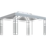 vidaXL Paviljon z LED lučkami 4x3x2,7 m bel Cene