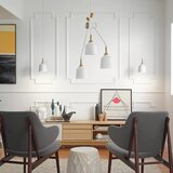 Elstead Lighting Elstead Danika Stropni lestenec s 3 lučmi, obesek za palico, bela barva, E27, (22098132) | Shoptok.si