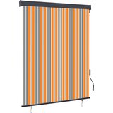 vidaXL Zunanje rolo senčilo 140x250 cm rumeno in modro Cene