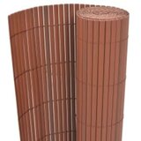 vidaXL Dvostranska vrtna ograja 110x300 cm rjava | Shoptok.si