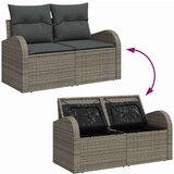  Vrtna sedežna garnitura z blazino s shranjevanjem 8 pcs Siva, (5000134010) | Shoptok.si