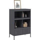  Visoka komoda antracit 68x39x101,5 cm od čelika | Eponuda.com