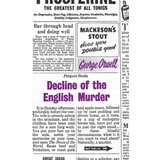 Penguin Books Decline of the English Murder Cene