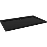 vidaXL Pravokotna ABS tuš kad črna 70x120 cm | Shoptok.si