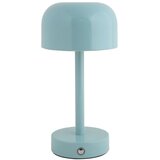 Leitmotiv Svetlo modra LED namizna svetilka s kovinskim senčilom (višina 24,5 cm) James – Cene