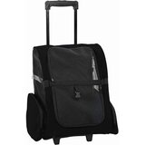 Kolica za kućne ljubimce 3-u-1 dizajn crna 48x32x(57-106) cm Oxford tkanina | shoptok.hr