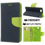  Preklopni ovitek / etui / zaščita Mercury Fancy Diary Case za Sony Xperia Z3 - modri & zeleni | Shoptok.si