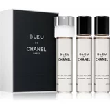 Chanel Bleu de toaletna voda punilo 3x20 ml za muškarce