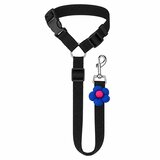 Harley Nastavljiv varnostni pas za psa v avtu, z vrtljivim kovinskim kavljem, univerzalen, za majhne in velike pse | PETBELT Črna, (5000489484) Cene
