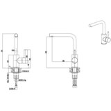  Set Foster FM Marine 1974960 + slavina Zora krom mat | shoptok.hr