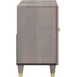 Ormarić za umivaonik Siva 62 x 33 x 58 cm Čvrsto drvo manga | shoptok.hr