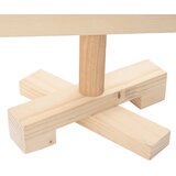  | Drveno božićno drvce | s stalakom prirodno 90 cm Masivna borovina | shoptok.hr