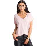 BASIC Feel Good T-shirt-RV-TS-4832.02P-light pink | Shoptok.si