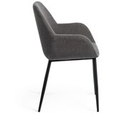 Kave Home Antracitno sivi jedilni stoli v kompletu 4 ks Konna – | Shoptok.si