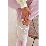 EVENTO Boto Low Women's Platform Sneakers Beige Telmira | Shoptok.si