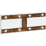  Uzglavlje montirano na zid ZWOLLE Dimljeni hrast - Dimljeni hrast 140 cm | shoptok.hr