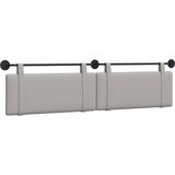  Držeće uzglavlje Zidne Oblačnosiva 210 x 55 x 5 cm tkanina - Siva boja oblaka 200 cm bez LED svjetla | shoptok.hr