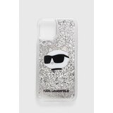 Karl Lagerfeld Ovitek KLHCP12MLNCHCS, Iphone 12/12 Pro, srebrn, (20950683) Cene
