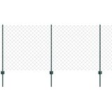  Ograda od lančanih veza s postom 10 x 1 m Čelik premazan PVC-om | shoptok.hr