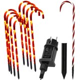 springos LED božićni štapići bomboni 72 cm, 8 kom, toplo bijeli | shoptok.hr