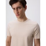 Reserved Strukturirana majica slim fit - boja kože | shoptok.hr