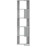 vidaXL Kutni regal za knjige s 5 razine boja hrasta 50x50x179cm drveni | shoptok.hr