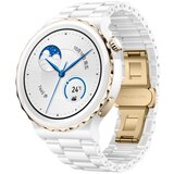 INF združljiv s huawei GT4/Buds pro keramični in nerjaveči jekleni pašček - metuljasta zaponka white + gold 22 mm, (5000090716) | Shoptok.si