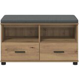  Haldna klop z blazino s predalom Umetni hrast 80 x 38 x 46 cm, (5000155669) | Shoptok.si