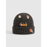 Sinsay Rebrasta beanie kapa s 3D aplikacijama Slike