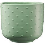 Soendgen Keramik Okrugla tegla za biljke Baku Pearl (Vanjska dimenzija (ø x V): 13 x 12 cm, Zelena, Keramika, Sjaj) Cijene